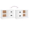 vidaXL TV-Schrank Weiß 73x35,5x47,5 cm Holzwerkstoff