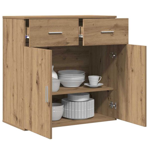 vidaXL Sideboard Artisan-Eiche 78 x 38 x 80 cm Holzwerkstoff