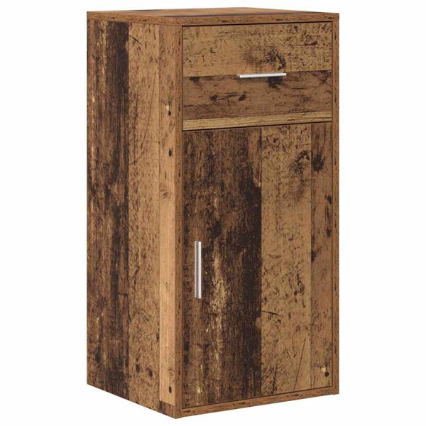 vidaXL Sideboard mit Schubladen Altholz 38 x 34 x 75 cm