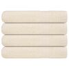 vidaXL Handt&uuml;cher FROGN 4 Stk. Creme 100x200 cm 360 g/m&sup2;