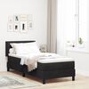 vidaXL Boxspringbett mit Matratze Schwarz 200 x 80 cm Samt