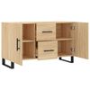 vidaXL Sideboard Sonoma-Eiche 100x36x60 cm Holzwerkstoff