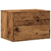vidaXL Katzenklo Altholz-Optik 60x40x40 cm Holzwerkstoff
