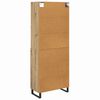vidaXL Highboard Artisan-Eiche 69,5 x 34 x 180 cm Holzwerkstoff