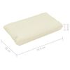 vidaXL Palettensofa-Auflagen 3 Stk. Creme Stoff