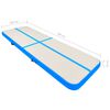 vidaXL Aufblasbare Gymnastikmatte mit Pumpe 500x100x15 cm PVC Blau