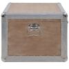 vidaXL Aufbewahrungsbox Tannenholz Massiv 91x52x40 cm Braun