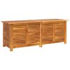 vidaXL Gartenbox mit L&uuml;ftungsschlitzen 150x50x56 cm Massivholz Akazie