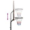 vidaXL Basketballst&auml;nder Schwarz 237-307 cm Polyethylen