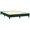 vidaXL Boxspringbettgestell Dunkelgr&uuml;n 140x190 cm Samt