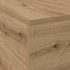vidaXL Aufbewahrungsbettgestell Artisan-Eiche 120 x 190 cm