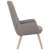 vidaXL Relaxsessel Taupe Stoff