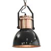 vidaXL Deckenlampe 2 Stk. Schwarz Rund E27
