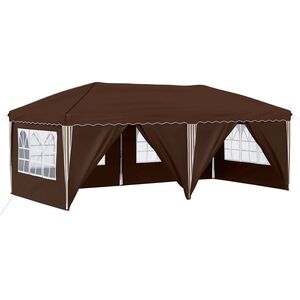 vidaXL Pop-up Partyzelt 575 x 288 x 245 cm Braun