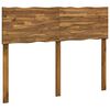 vidaXL Kopfteil mit Live Edge ROSTOCK Natur 140 cm Massivholz Akazie