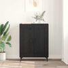 vidaXL Sideboard Schwarz Eichen-Optik 69,5 x 34 x 90 cm