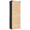 vidaXL Hochschrank Schwarz 80x42,5x225 cm Holzwerkstoff