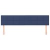 vidaXL Kopfteile Blau 160x5x78/88 cm Stoff