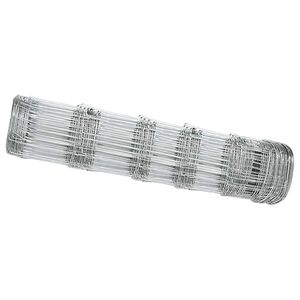 vidaXL Wildzaun Silber 25 x 0,8 m Verzinkter Stahl