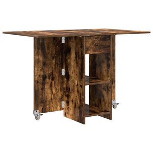 vidaXL Esstisch 115 x 70 x 75 cm Holzwerkstoff Ger&auml;ucherte Eiche
