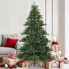 vidaXL K&uuml;nstlicher klappbarer Weihnachtsbaum Gr&uuml;n 180 cm PVC, Stahl