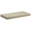vidaXL Schwebendes Wandregal Eichefarben 50x23,5x3,8 cm MDF