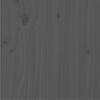 vidaXL Massivholzbett Grau Kiefer 90x200 cm