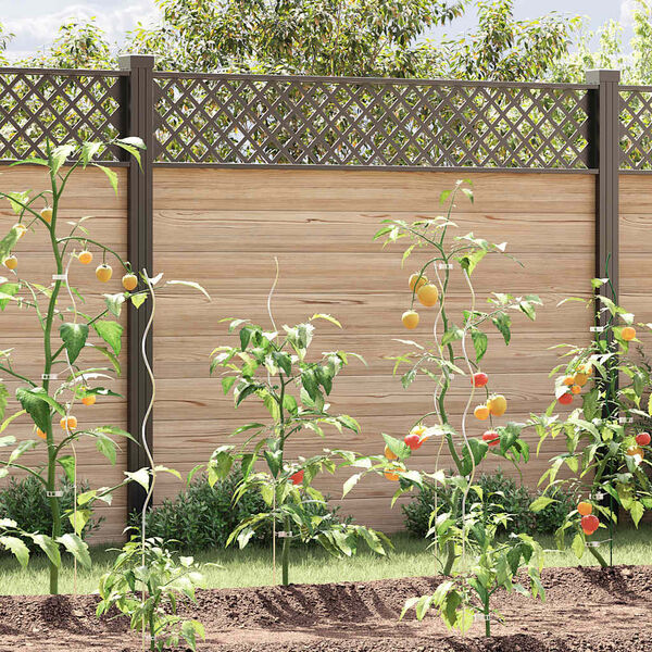 vidaXL Tomaten-Spiralstäbe 50 Stk. 110 cm Verzinkter Stahl