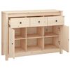 vidaXL Sideboard 100x35x74,5 cm Massivholz Kiefer