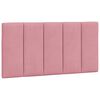 vidaXL Bettgestell ohne Matratze "Hanko" Rosa 100x200 cm Samt