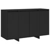 vidaXL Sideboard Schwarz 120x41x75 cm Holzwerkstoff