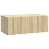vidaXL Wandmontierter TV-Schrank Sonoma-Eiche 78,5 x 41 x 30 cm