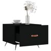 vidaXL Couchtische 2 Stk. Schwarz 50x50x40 cm Holzwerkstoff