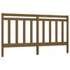 vidaXL Bett-Kopfteil Honigbraun 206x4x100 cm Massivholz Kiefer