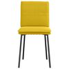 vidaXL Esszimmerstühle 4 Stk. Gelb Samt