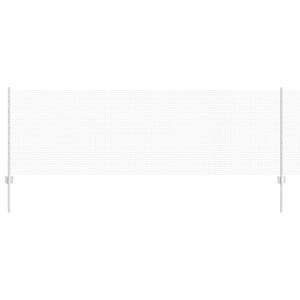 vidaXL Zaun mit Pfosten Silber 0,8 x 50 m Stahl