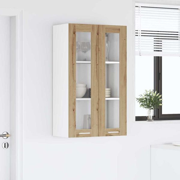 vidaXL H&auml;ngeschrank Artisan-Eiche 60 x 31 x 100 cm Holzwerkstoff