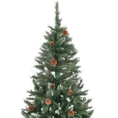 vidaXL Künstlicher Weihnachtsbaum mit Beleuchtung & Kugeln 180 cm