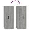 vidaXL 5-tlg. TV-Schrank-Set Grau Sonoma Holzwerkstoff