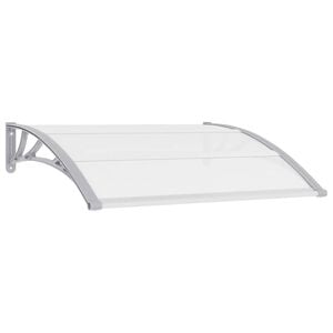 vidaXL T&uuml;rvordach Grau und Transparent 120x75 cm PC