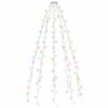 vidaXL Weihnachtsbaum-Lichternetz mit 180 LEDs Mehrfarbig 180 cm
