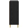 vidaXL Sideboard Schwarz Eichen-Optik 69,5 x 32,5 x 90 cm
