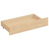 vidaXL Bettgestell mit 2 Schubladen Massivholz Kiefer 200x200 cm