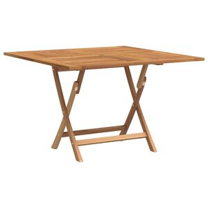 vidaXL Gartentisch Klappbar 110x110x75 cm Massivholz Teak