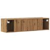 vidaXL TV-Wandschrank Artisan-Eiche 120x30x30 cm Holzwerkstoff