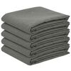 vidaXL Tischdecke 5 stk. Rechteckig Hellgrau 140 x 180 cm