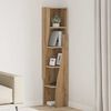 vidaXL Eckschrank Artisan-Eiche 27,5x27x140cm Holzwerkstoff