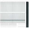 vidaXL Zaun mit Pfosten Grün 1,5 x 50 m Stahl und PVC