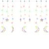 vidaXL Lichterketten Stern und Mond Fernbedienung 345 LED Bunt