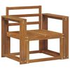 vidaXL Outdoor-Sofagarnitur Massivholz Akazie Natur